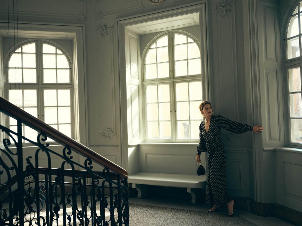 Sarah Grünewald in fashion portrait by danish photographer Henrik Adamsen