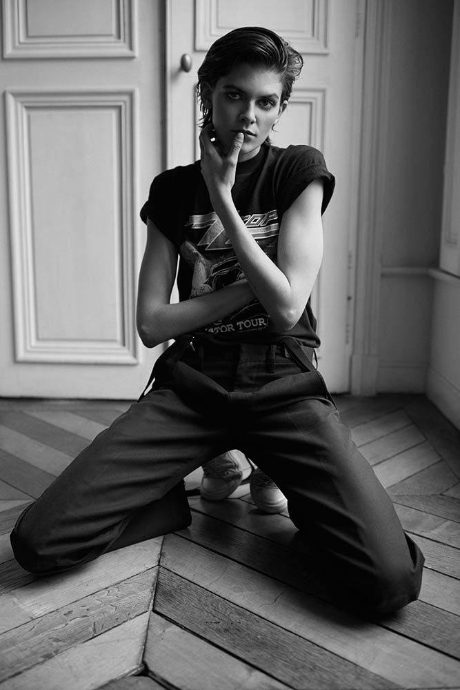 Model Melissa Stasiuk in fashion portrait story by danish fashion photographer Henrik Adamsen