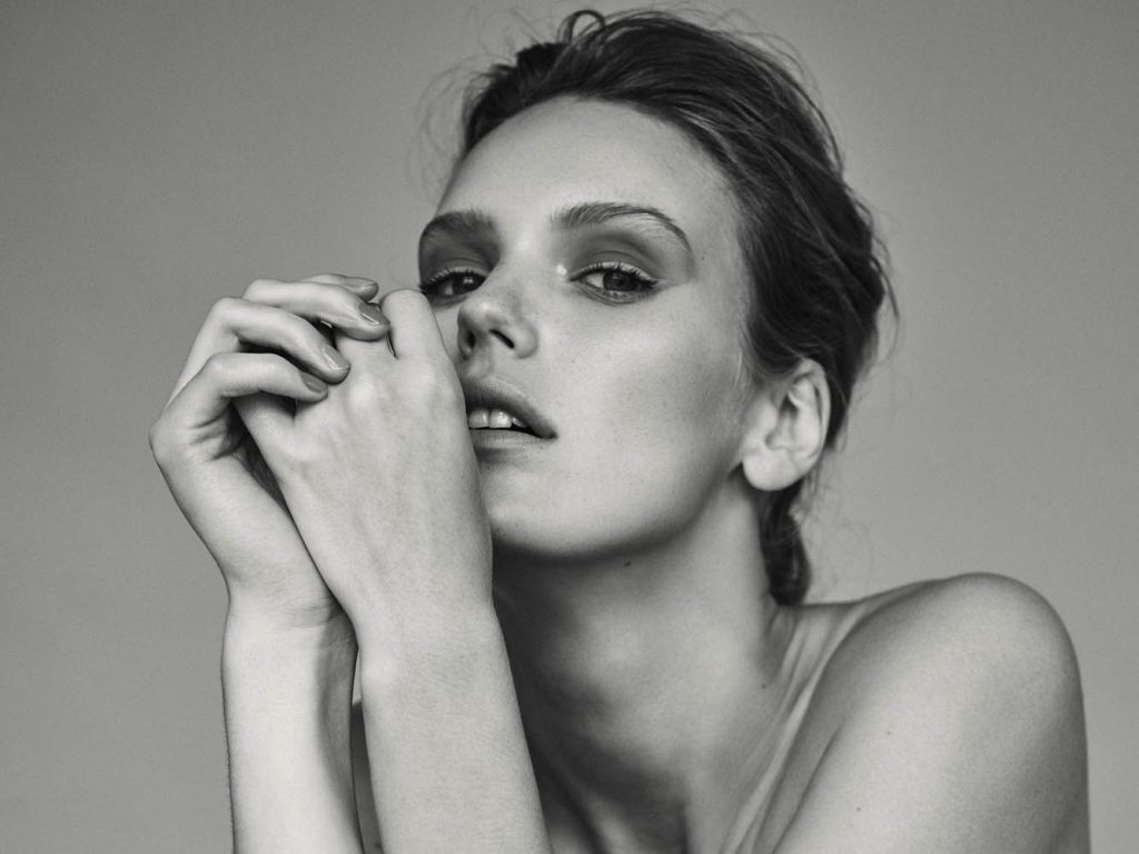 Beauty shoot with Emma Brandstrup by danish fashion photographer Henrik Adamsen