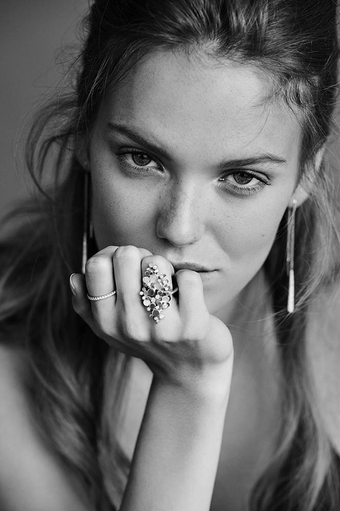 P. Hertz Jewelry campaign photographed by fashion and beauty photographer Henrik Adamsen in his studio in Copenhagen. 